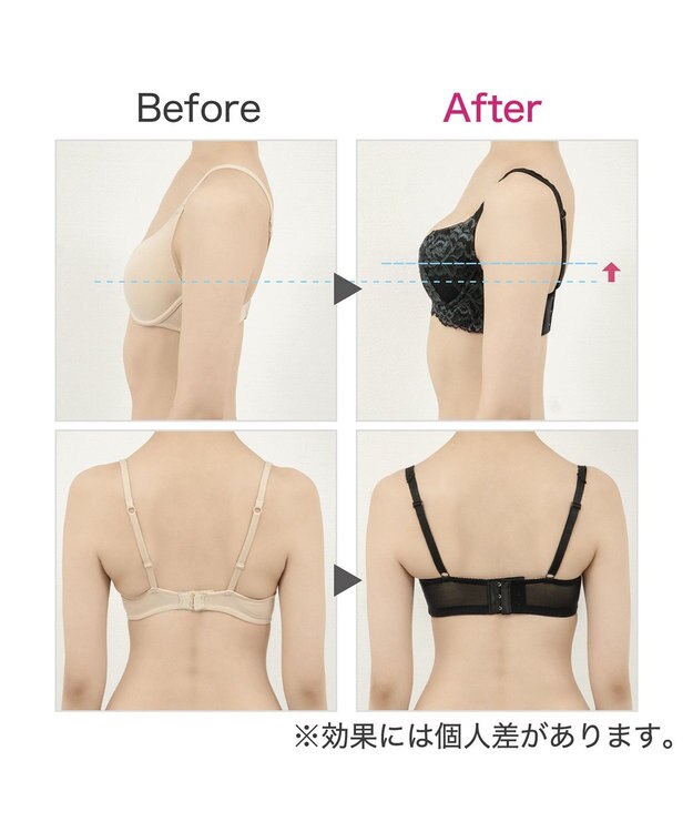 BRADELIS New York 【BRADELIS New York / 育乳補整ブラ・STEP1 集める】ウェンディステップ1ブラ24S2 ブラック