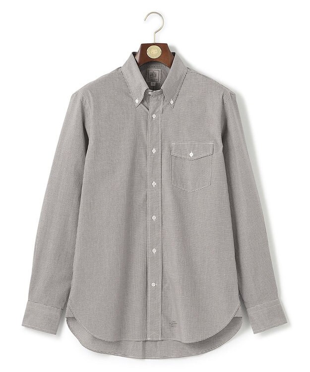 J.PRESS MEN 【WEB・一部店舗限定】ミニギンガムチェックシャツ/B.D. ダークブラウン系3
