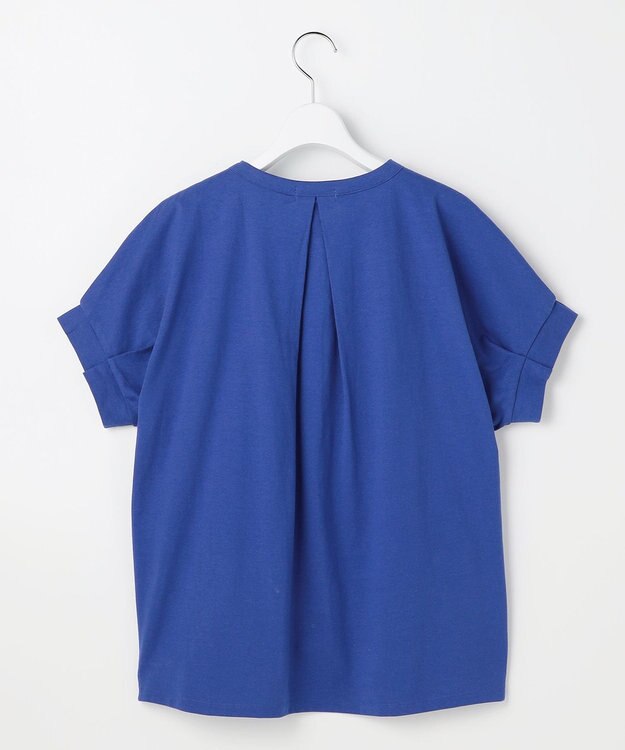 ANY SIS L 【美ライン大人T】裾タックゆる プルオーバー ブルー