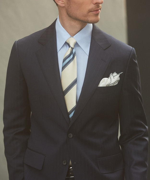 GOTAIRIKU 【Ermenegildo Zegna】TRAVELLER　スーツ（ネイビーストライプ） ネイビー系1