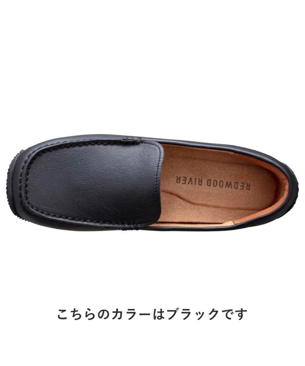 REGAL FOOT COMMUNITY 【レッドウッドリバー レディース】R04A モカシンスリッポン フラットシューズ アイボリー