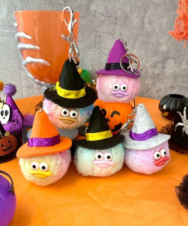 WEGO まじょまじょモンスターぬいぐるみキーホルダー 柄1