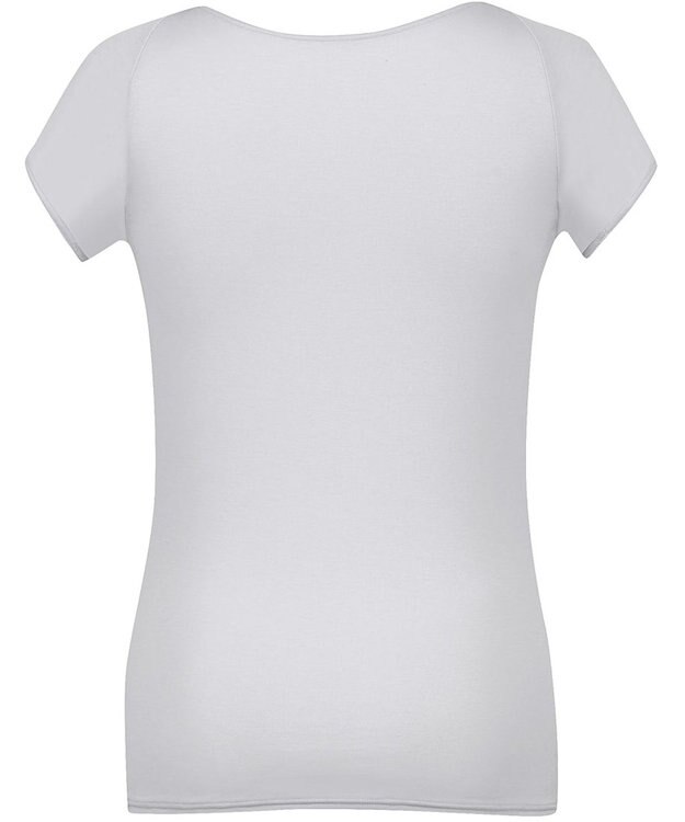 Wing インナー 綿混素材(身生地部) 汗をかいてもべたつきにくい 抗菌防臭(身生地部) 【瞬汗ドライ】 汗取り付き 2分袖 半袖 春 夏 EL1238 ウイング／ワコール パープル