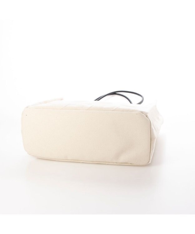 Y'SACCS ヒートエンボス ポルカドットキャンバストートSサイズ ブラック