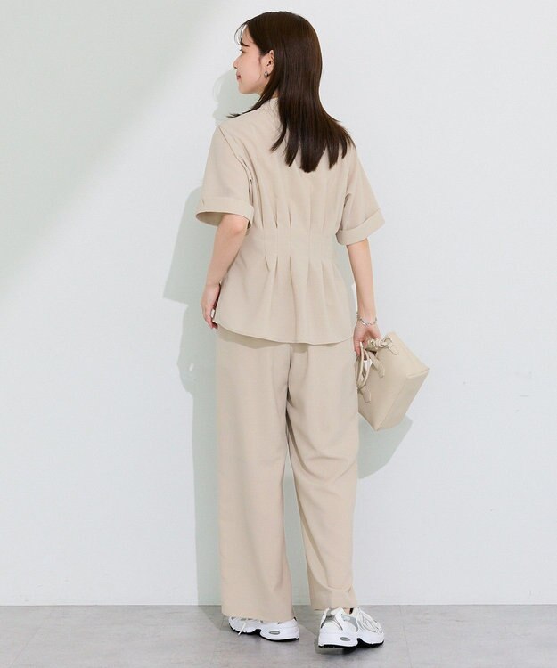 Green Parks ＳＥＴ２点　シャツパンツセットアップ Beige