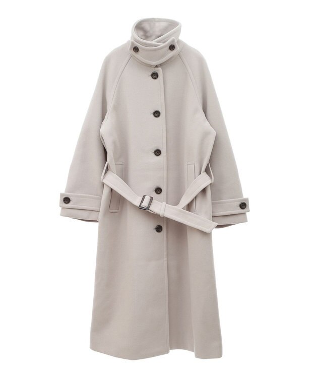 earth music&ecology 2WAYカラーロングコート ベージュ