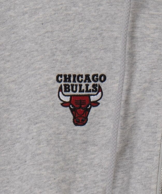 WEGO 別注NBAショートWZIPパーカー 杢グレー