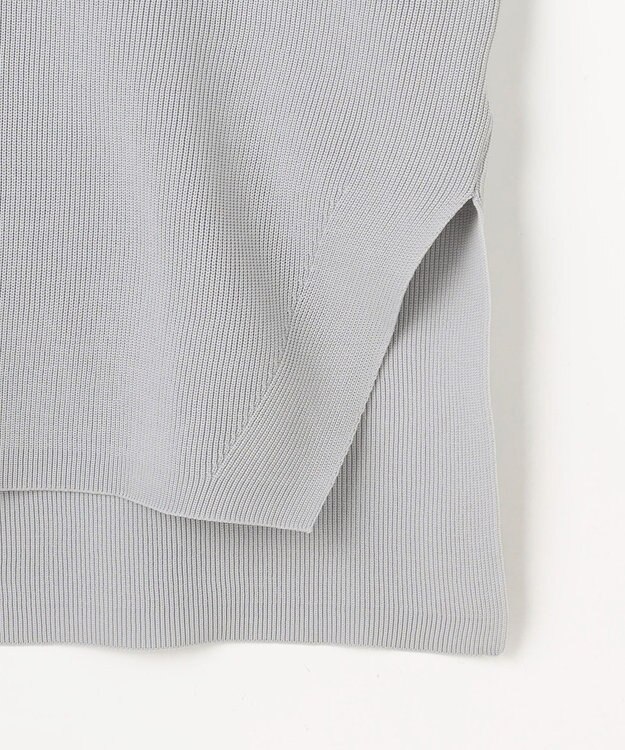 ANY Vネックニットベスト ライトグレー