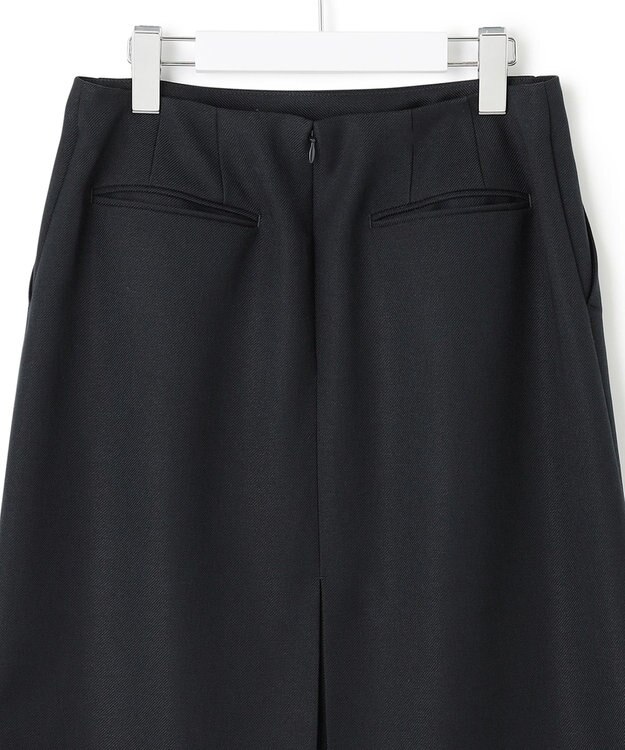 23区 【CLASSY.1月号掲載/洗える】ウールライクカルゼ タイト スカート ネイビー系