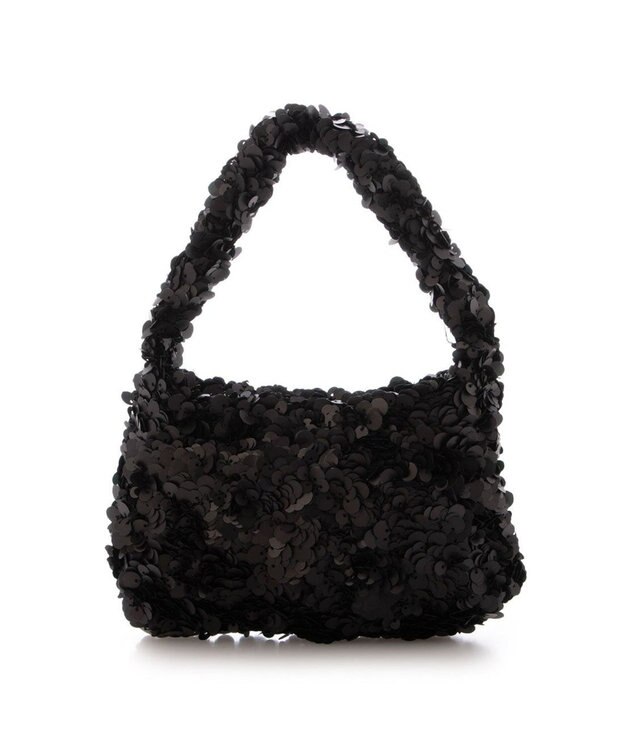 UNBILLION カシュカシュ cachecache / スパンコール2wayミニバッグ ブラック