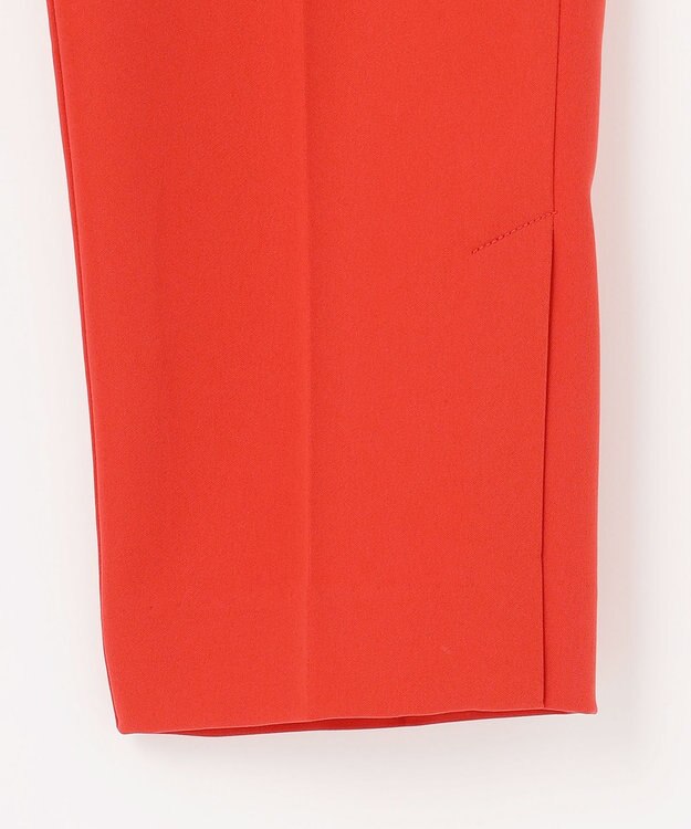 UNFILO 【ストレッチ/洗える】出会えるパンツ テーパード レッド系