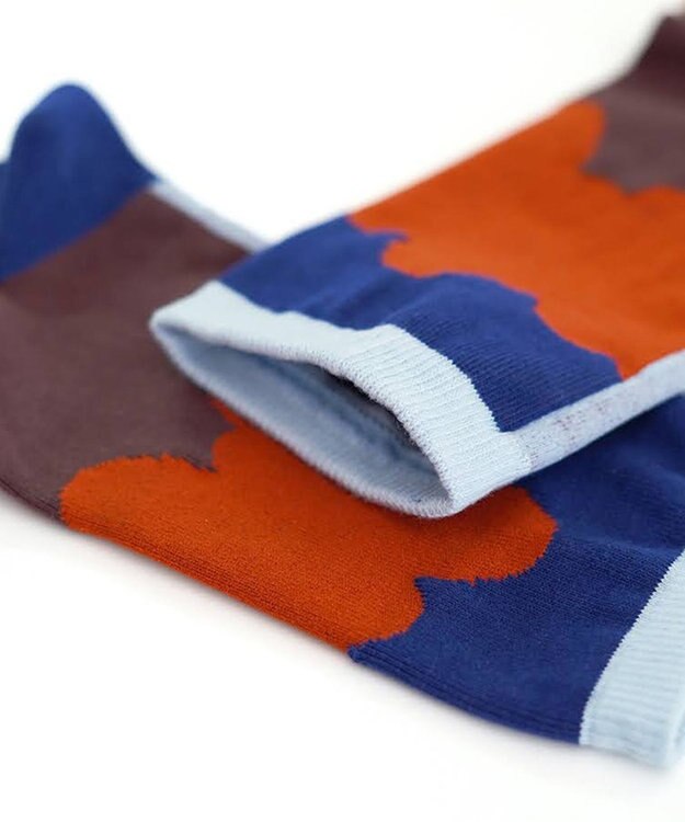 nitorito 【UNISEX】米沢オリジナル柄 ice monster 靴下 navy