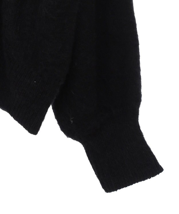 Green Parks ■ＬＯＶＥ　ＢＯＡＴ　ロゴ刺繍ニットカーディガン Black