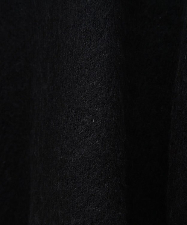 Green Parks ■ＬＯＶＥ　ＢＯＡＴ　ロゴ刺繍ニットカーディガン Black