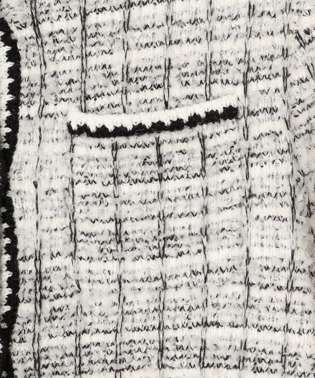 TOCCA 【百田夏菜子さん着用】FLUFFY PATH ニットジャケット ブラック系5