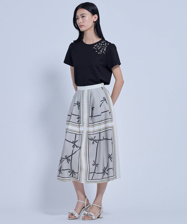 TOCCA TWINKLE BIJOU Tシャツ ブラック系
