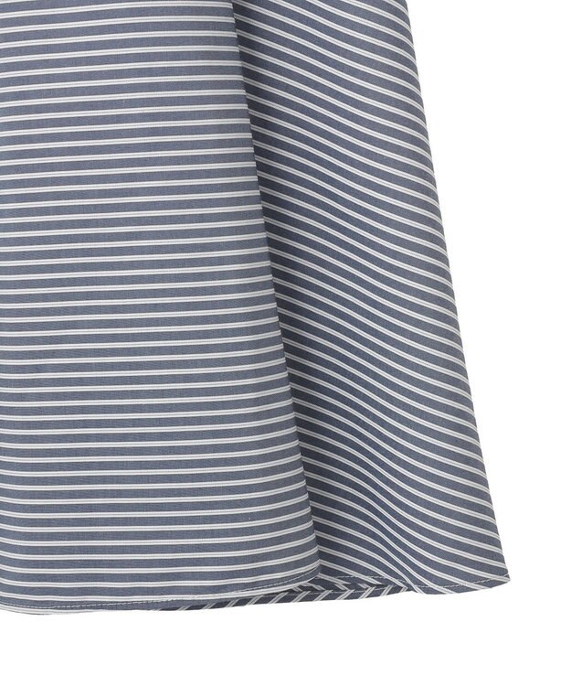 YECCA VECCA フラワーレースカシュクールワンピース Stripe