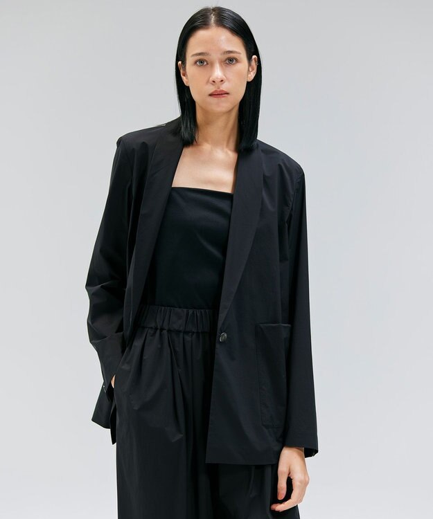  【洗える/セットアップ対応】SPIGA / ショールカラーライトジャケット