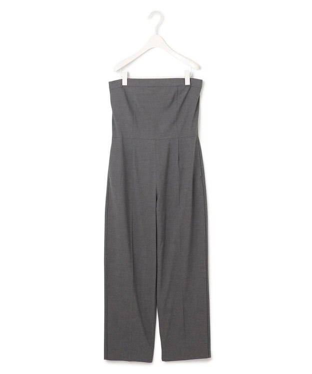 ICB 【洗える】ハイツイストツイル コンビネゾン シャンブレーグレー