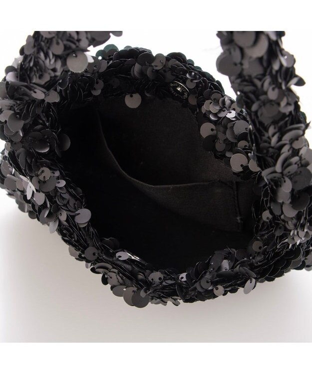 UNBILLION カシュカシュ cachecache / スパンコール2wayミニバッグ ブラック