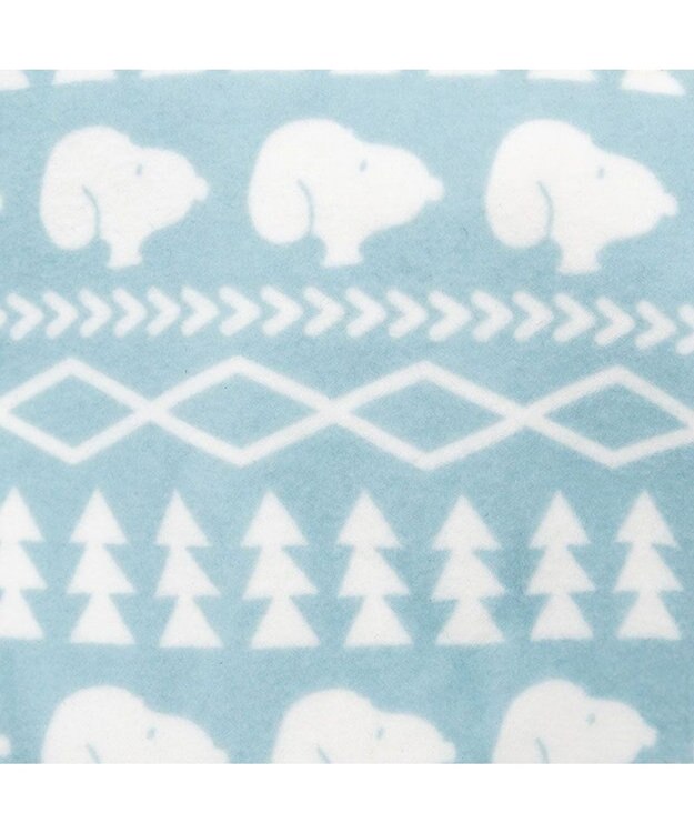 PET PARADISE スヌーピー ペティヒートDAN ロンパース 《雪柄》 小型犬 ライトブルー