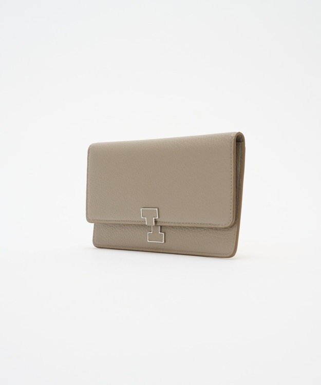 IACUCCI アバ バイカラーロングウォレット CERVO グレージュ