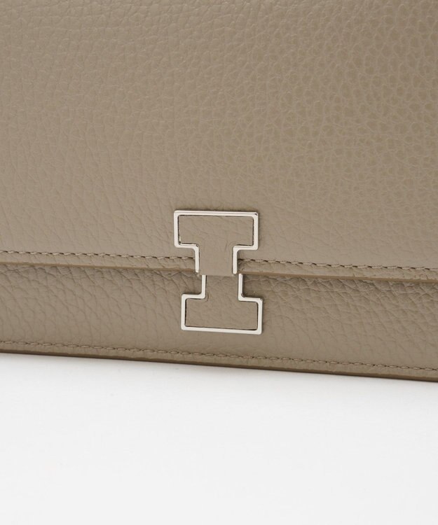 IACUCCI アバ バイカラーロングウォレット CERVO グレージュ