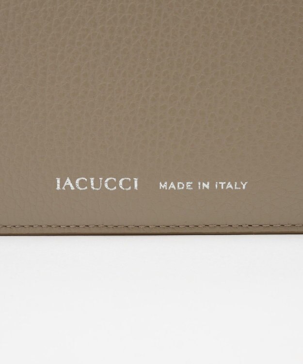 IACUCCI アバ バイカラーロングウォレット CERVO グレージュ