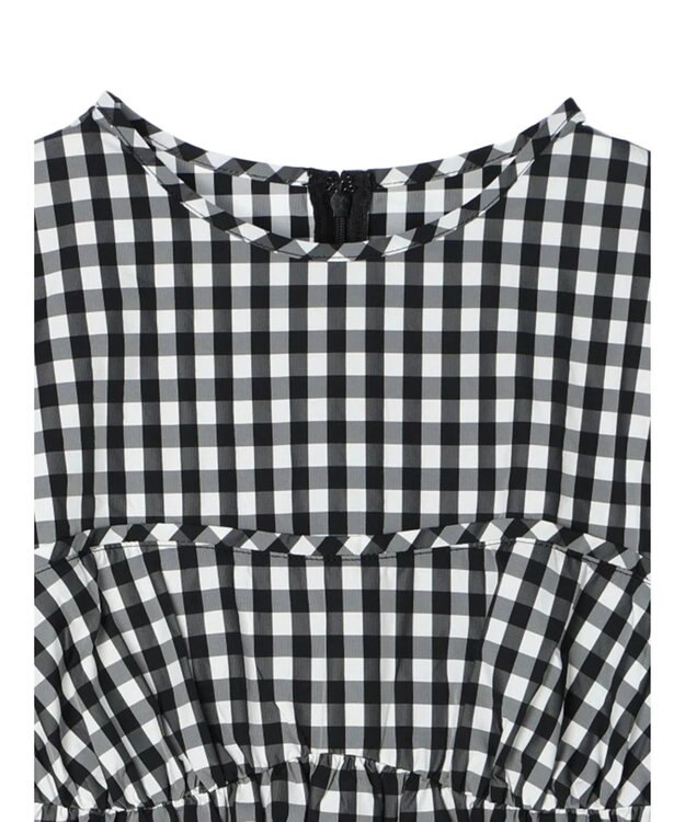 Green Parks コルセット風ミニワンピースⅡ Gingham Check