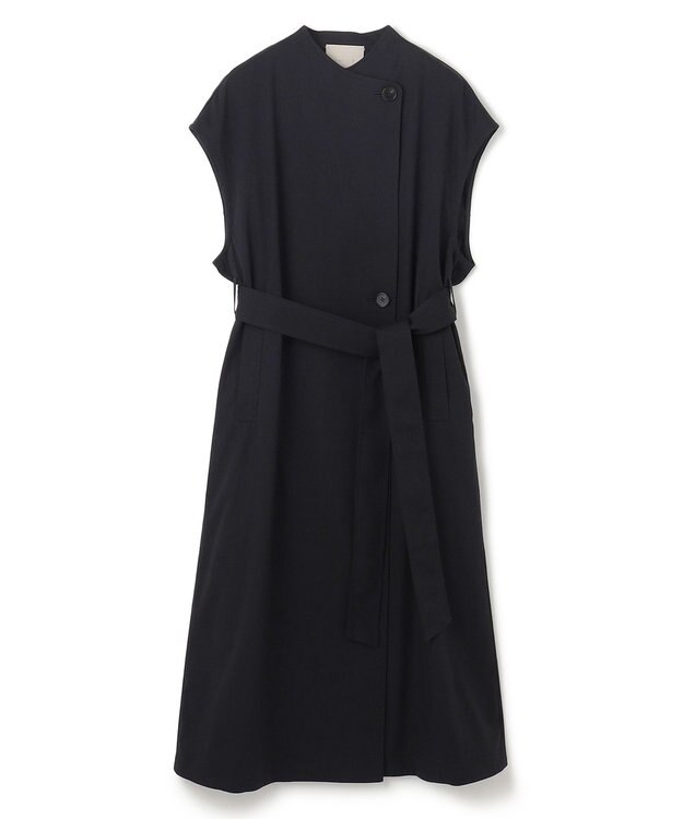 UNFILO スリーブレスコート ブラック