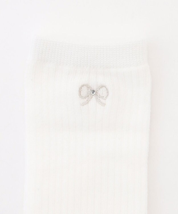 ANY KIDS ワンポイントハイソックス オフホワイト