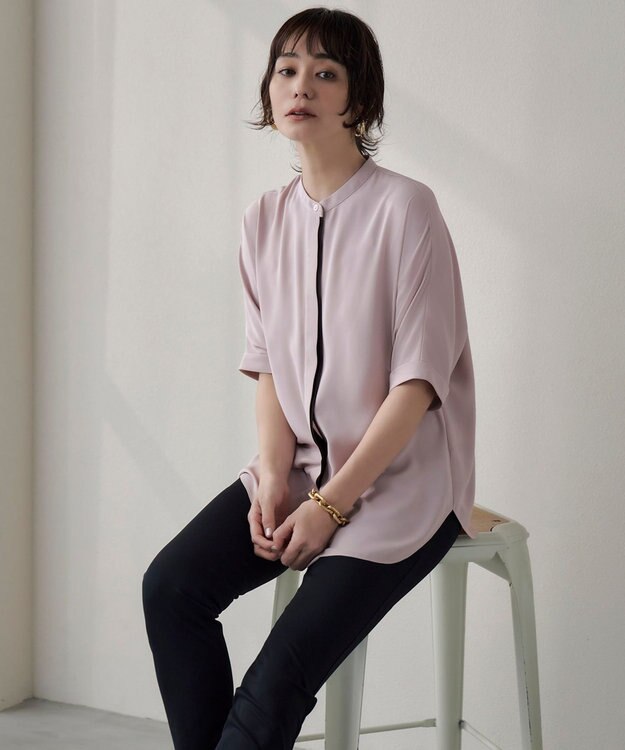 ICB 【洗える】コンフォートポンチ レギンスパンツ ブラック系