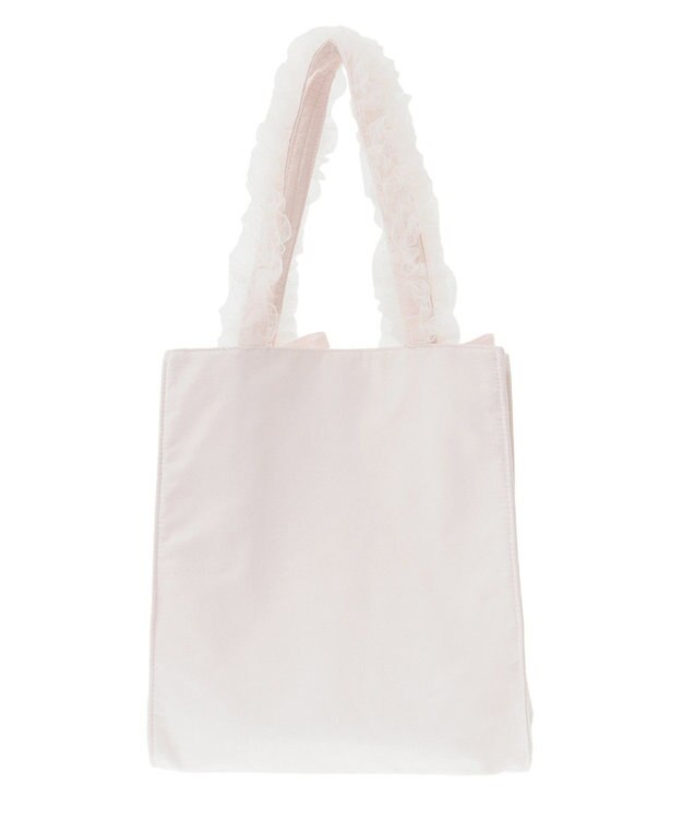 Maison de FLEUR チュールハンドルスクエアトートバッグ Pink