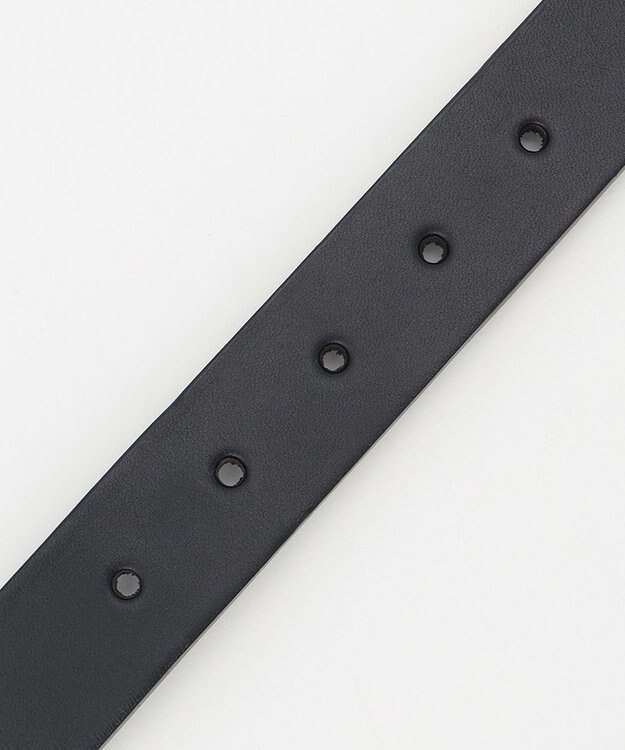 J.PRESS MEN レザートリム ストライプ テープベルト ベージュ系1