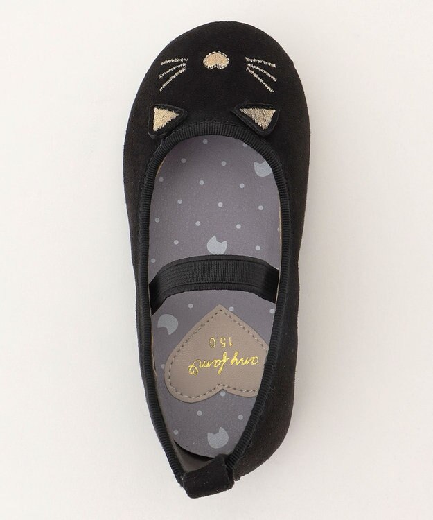 ANY KIDS アニマル パンプス ブラック