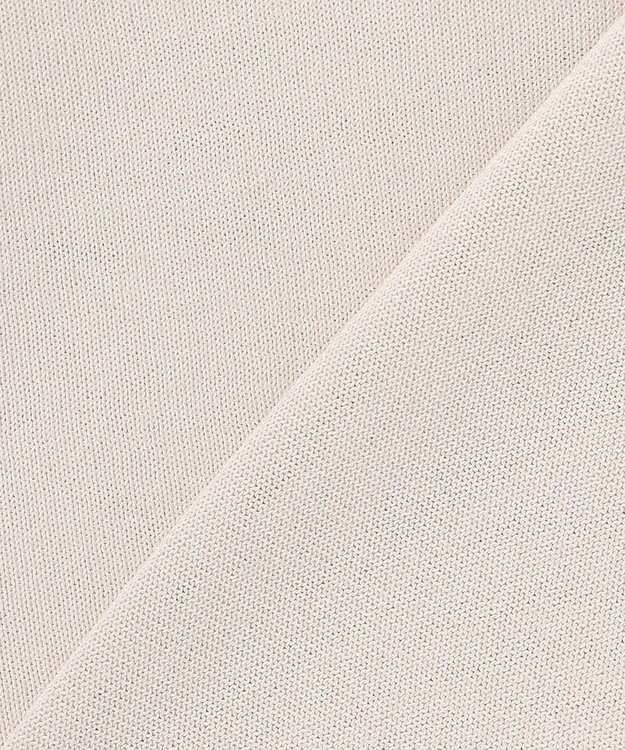 J.PRESS LADIES COOL VIS/CO Vネック カーディガン グレージュ系
