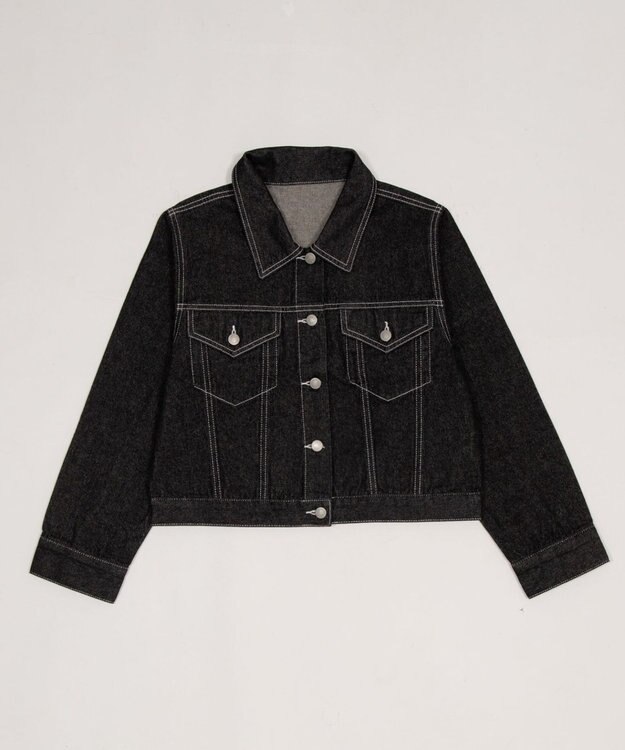 WEGO 【SETUP対応アイテム】デニムジャケット デニムブラック