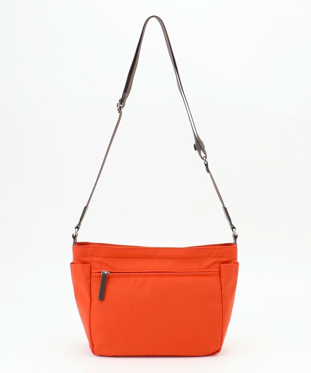 Y'SACCS ダブルタブ　トラベルショルダーバッグ レンガブラウン