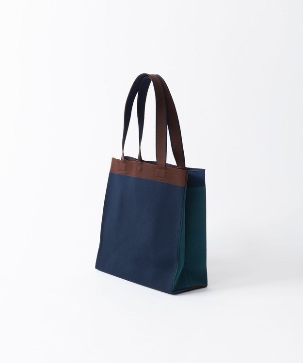 TRICOTE バイカラーペーパーバッグ 39NAVY
