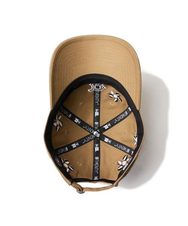 WEGO 【ユニセックス着用ITEM】NEWERA　920　MLB　FLOWER　EMB カーキ