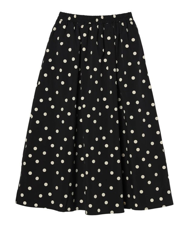 Green Parks ・ＥＬＥＮＣＡＲＥ　ＤＵＥ　ドットタフタスカート Black