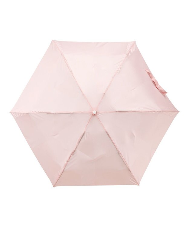 MOONBAT 【3秒でたためる傘/自動開閉】urawaza 小町(ウラワザ コマチ)  折りたたみ傘 無地 コンパクト 50cm ペールピンク