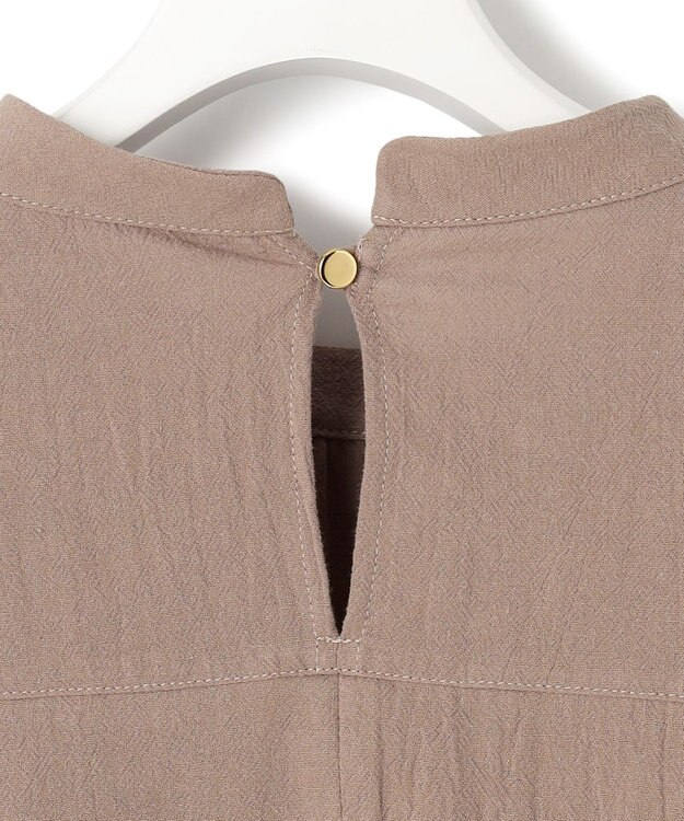 J.PRESS YORK STREET 【WOMEN】バックドレープドルマン ブラウス ブラウン系