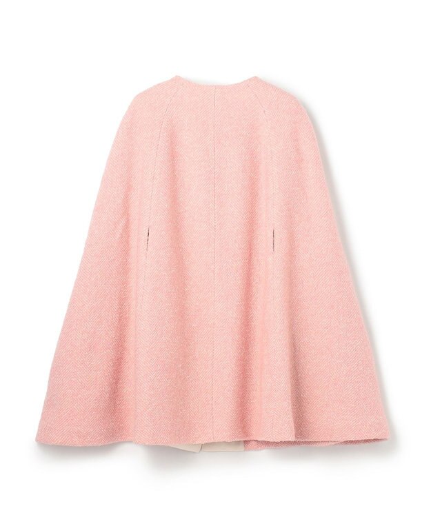 TOCCA 【消臭】SNOWBERRY POCKET TWEED ポンチョ ピンク系5