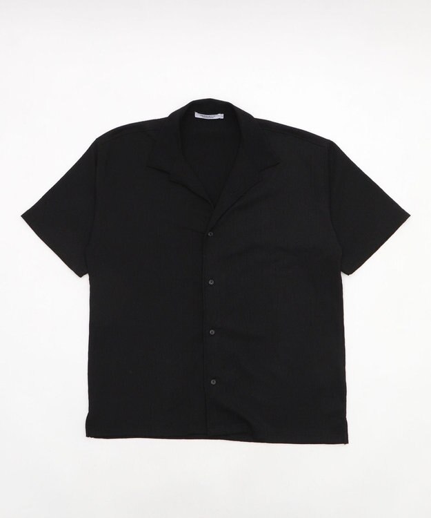 WEGO アンサンブルサッカーシャツ(SS) ブラック