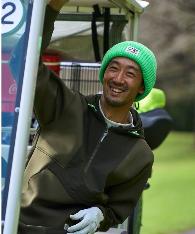 PW CIRCULUS 【MEN】NEW ダンボール デタッチャブルフーディー カーキ系