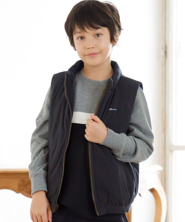 J.PRESS KIDS 【140-170cm】リバーシブル ベスト ネイビー系