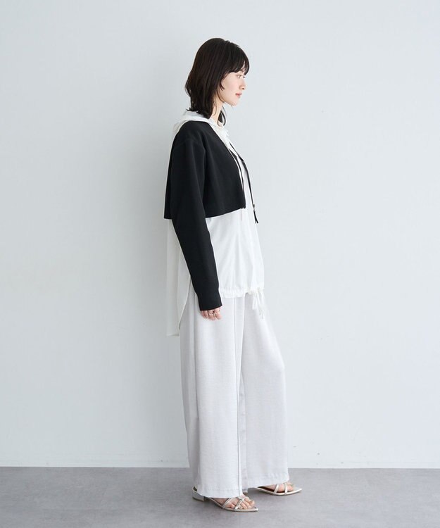 YECCA VECCA ヴィンテージサテンイージーパンツ Light Gray