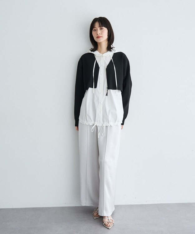 YECCA VECCA ヴィンテージサテンイージーパンツ Light Gray