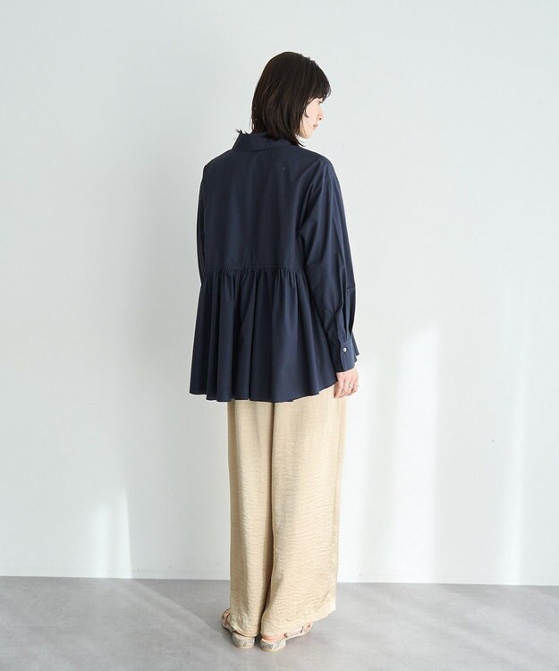 YECCA VECCA ヴィンテージサテンイージーパンツ Beige